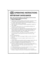 Preview for 2 page of Kalorik USK HA 31535 Operating Instructions Manual