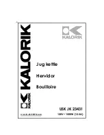 Kalorik USK JK 23431 Operating Instructions Manual preview