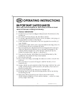 Preview for 2 page of Kalorik USK JK 23431 Operating Instructions Manual