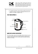 Preview for 4 page of Kalorik USK JK 31514 Operating Instructions Manual