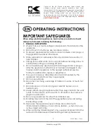 Preview for 2 page of Kalorik USK JK 34446 Operating Instructions Manual