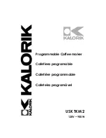 Kalorik USK TKM 2 Operating Instructions Manual preview