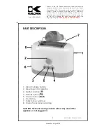 Preview for 4 page of Kalorik USK TO 32206 Operating Instructions Manual