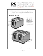 Preview for 4 page of Kalorik USK TO 37895 Operating Instructions Manual