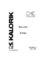 Kalorik USK WCL 2 Operating Instructions Manual preview