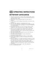 Предварительный просмотр 3 страницы Kalorik USK WCL 2 Operating Instructions Manual