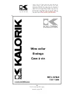 Kalorik USK WCL 32964 Manual preview