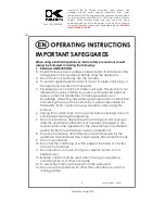 Preview for 2 page of Kalorik USK WM 36589 Operating Instructions Manual