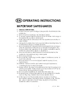 Предварительный просмотр 2 страницы Kalorik UST OV 2 Operating Instructions Manual