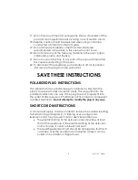 Предварительный просмотр 3 страницы Kalorik UST OV 2 Operating Instructions Manual