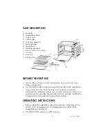 Preview for 4 page of Kalorik UST OV 2 Operating Instructions Manual