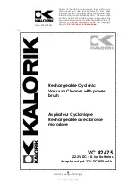 Kalorik VC 42475 Operating Instructions Manual предпросмотр