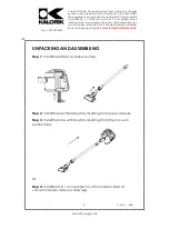 Preview for 5 page of Kalorik VC 42475 Operating Instructions Manual