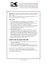 Preview for 8 page of Kalorik VC 42475 Operating Instructions Manual