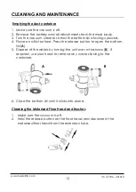 Предварительный просмотр 12 страницы Kalorik VC 47706 Manual