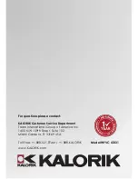 Предварительный просмотр 36 страницы Kalorik WFVC 43331 User Manual