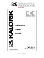Kalorik WM 41684 Operating Instructions Manual preview