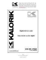 Kalorikk USK EBS 37073 Operating Instructions Manual предпросмотр