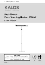 Preview for 1 page of KALOS KLEH162-0600 Assembly Instructions Manual