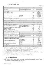 Preview for 5 page of Kalvis K-2-70 Installation And Maintenance Manual