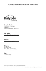 Preview for 8 page of Kalypto Medical 140cc Dressing Application Manual