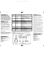 Preview for 2 page of Kam Lighting DMX LASER 60 Instruction Manual