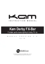 KAM Derby FX-Bar Instruction Manual preview