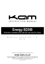 Предварительный просмотр 1 страницы KAM Energy SD300 Instruction Manual