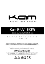 Предварительный просмотр 1 страницы KAM K-UV 16X3W Manual