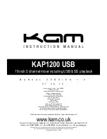 Предварительный просмотр 1 страницы KAM KAP1200 USB Instruction Manual