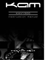 KAM KAV1300 Instruction Manual preview
