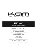 KAM KHD2000 Instruction Manual preview