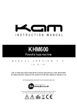 KAM KHM600 Instruction Manual preview