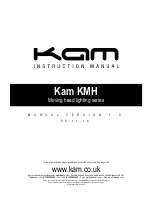 Предварительный просмотр 1 страницы KAM KMH SERIES Instruction Manual