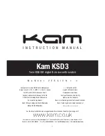 Preview for 1 page of KAM KSD3 Instruction Manual