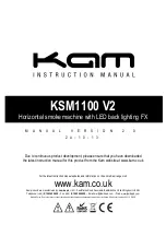 KAM KSM1100 V2 Instruction Manual preview