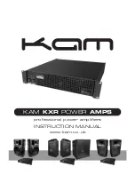 Preview for 1 page of KAM KXR Instruction Manual