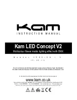 Предварительный просмотр 1 страницы KAM LED Concept V2 Manual