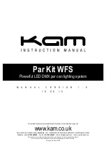 KAM Par Kit WFS Instruction Manual preview