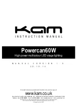KAM Powercan60W Instruction Manual preview