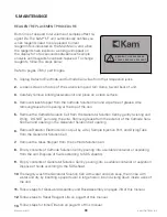 Предварительный просмотр 18 страницы KAM Simple Precision LKF User Manual