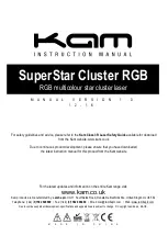 KAM SuperStar Cluster RGB Instruction Manual preview