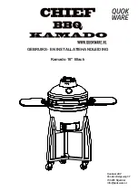 Предварительный просмотр 1 страницы Kamado CHIEF GEBRUIKS Manual