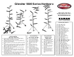 Kaman Gibraltar 5600 Series Setup Instructions предпросмотр