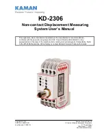 Preview for 1 page of Kaman KD-2306 User Manual