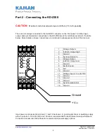 Preview for 4 page of Kaman KD-2306 User Manual