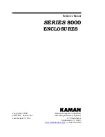 Kaman SERIES 8000 Reference Manual preview