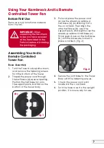 Предварительный просмотр 7 страницы Kambrook ARCTIC KFA835 Instruction Booklet