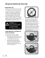Preview for 8 page of Kambrook Arctic KFA837 Instruction Booklet