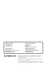 Preview for 9 page of Kambrook Baroque KTA745MTB Instruction Booklet